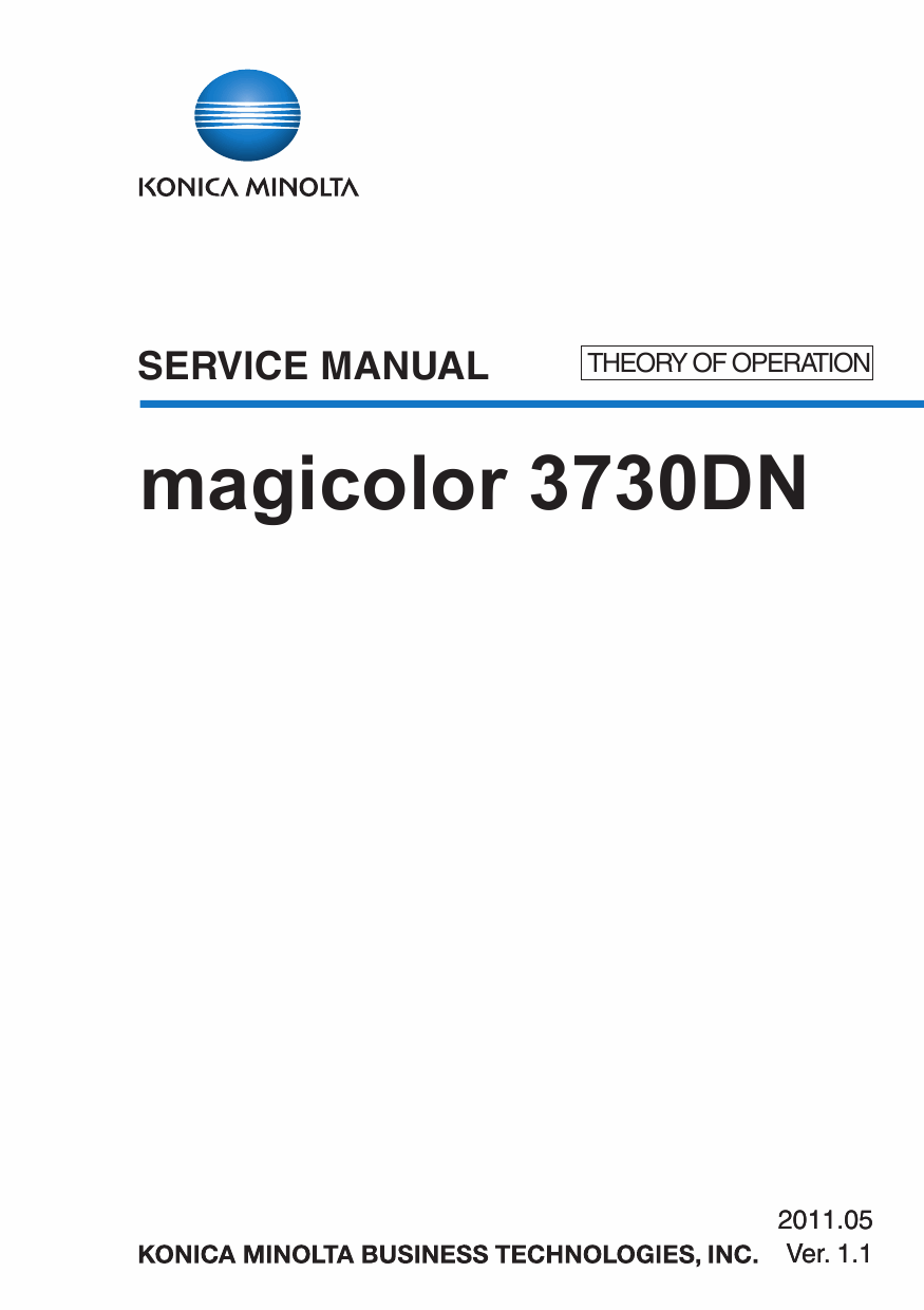 Konica-Minolta magicolor 3730DN THEORY-OPERATION Service Manual-1